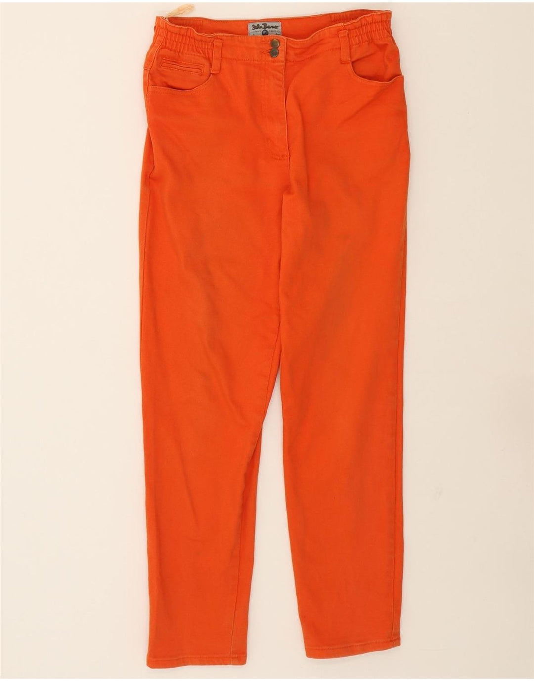 JOHN BANER Womens Straight Jeans W30 L30 Orange Vintage John Baner and Second-Hand John Baner from Messina Hembry 