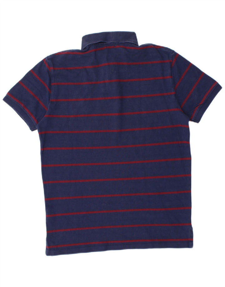 POLO RALPH LAUREN Herren-Poloshirt mit schmaler Passform, mittleres Marineblau gestreift