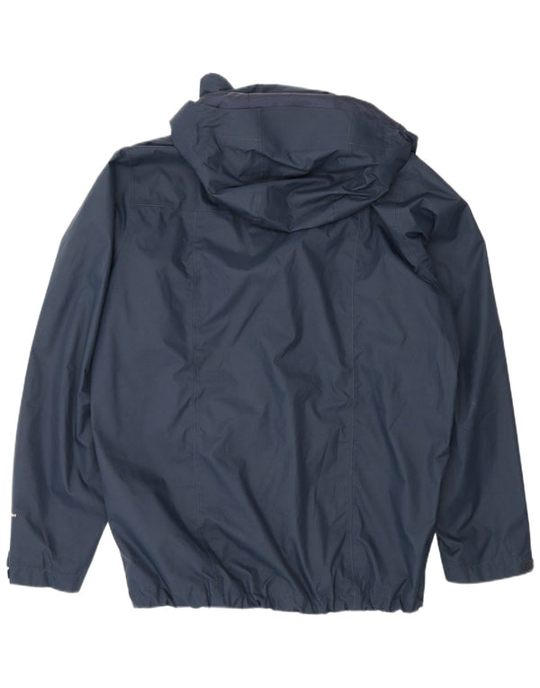 The North Face Herren-Windbreakerjacke mit Kapuze, Gr. 40, Marineblau