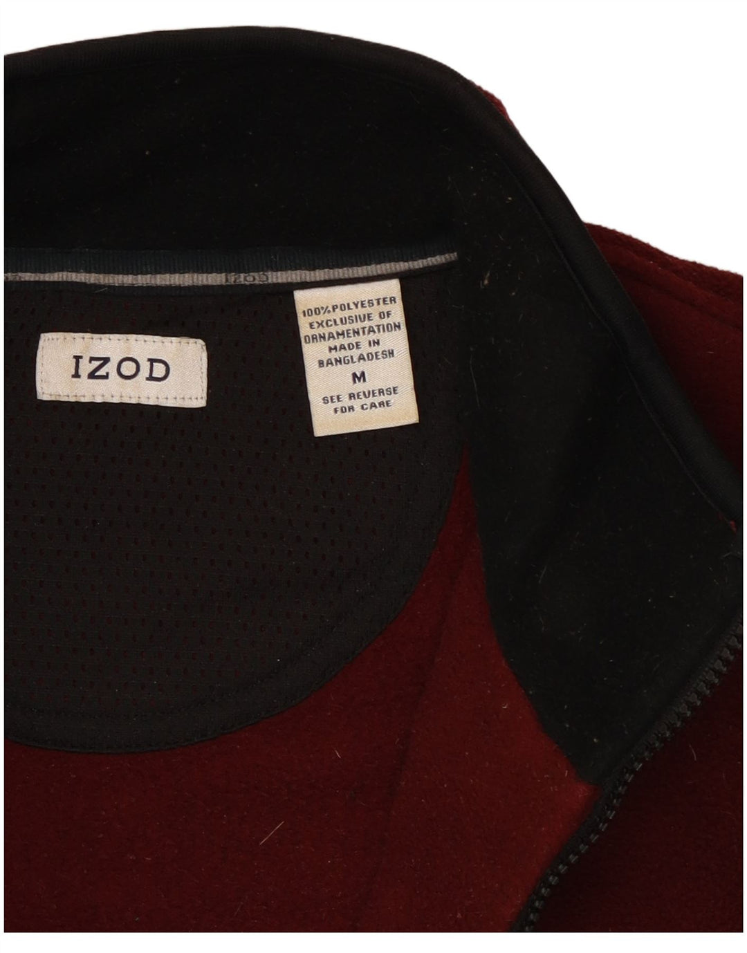 Izod Herren Fleecejacke Medium Burgund Polyester