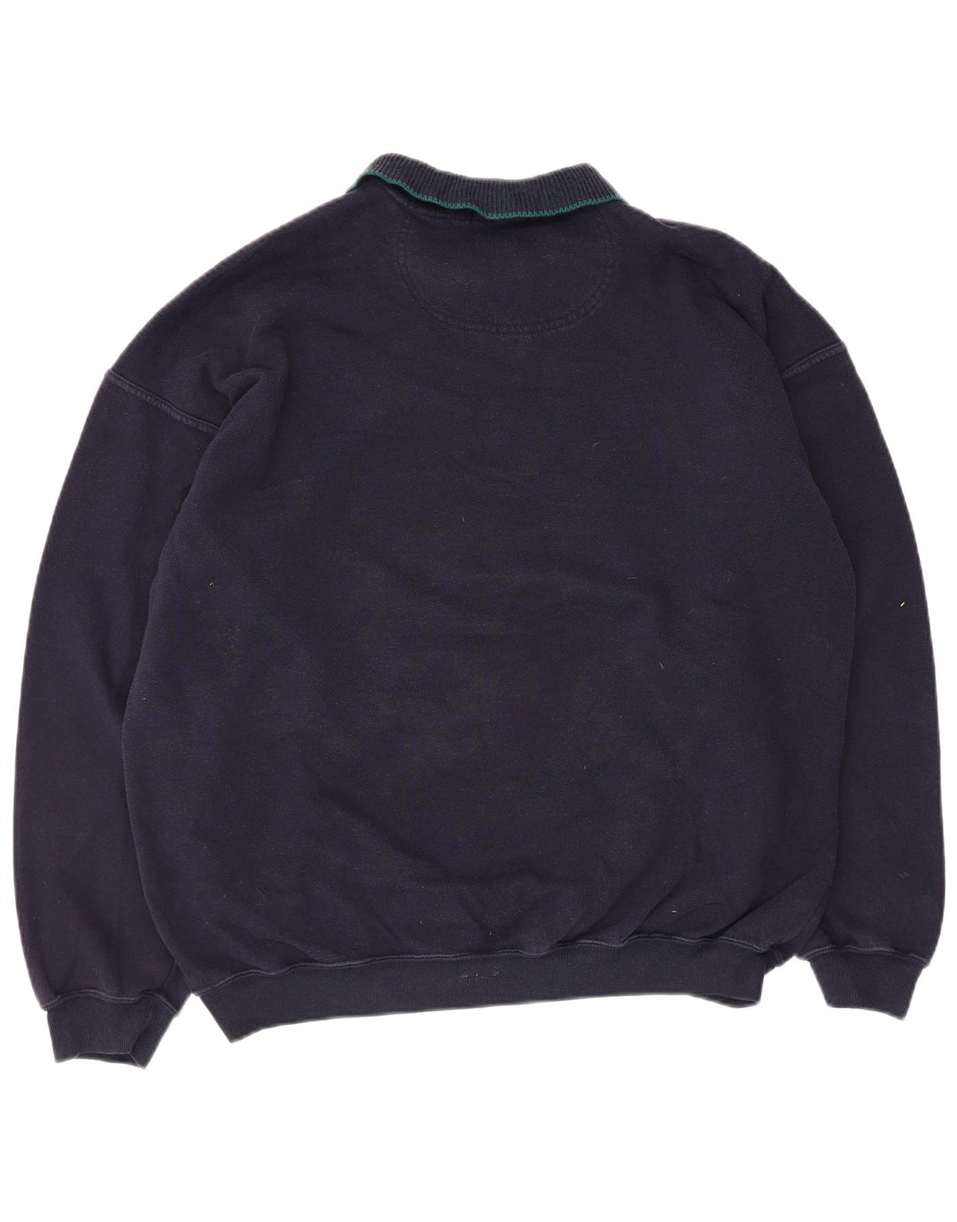 Marks & Spencer Herren-Sweatshirt-Pullover, groß, Marineblau mit Argyle-Muster/Diamantmuster