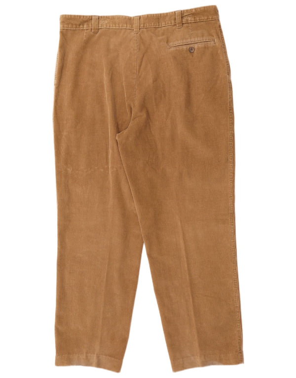 Marks & Spencer Herren-Cordhose mit Zapfen, W38, L29, braune Baumwolle