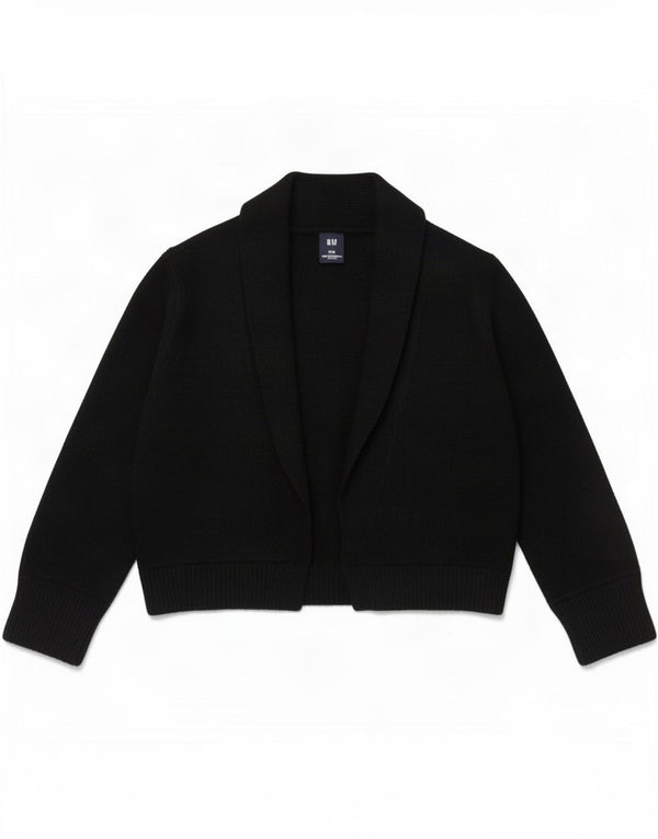 Gap Bolero-Pullover mit 3/4-Ärmeln für Damen, Gr. 10, Größe S, Schwarz, Nylon
