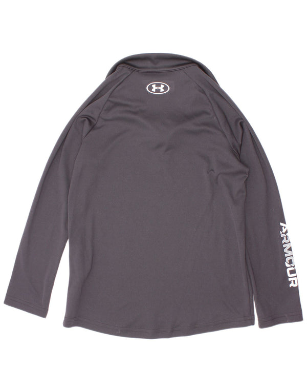 Under Armour Jungen-Trainingsanzug mit grafischem Pullover, 7–8 Jahre, Größe S, Schwarz