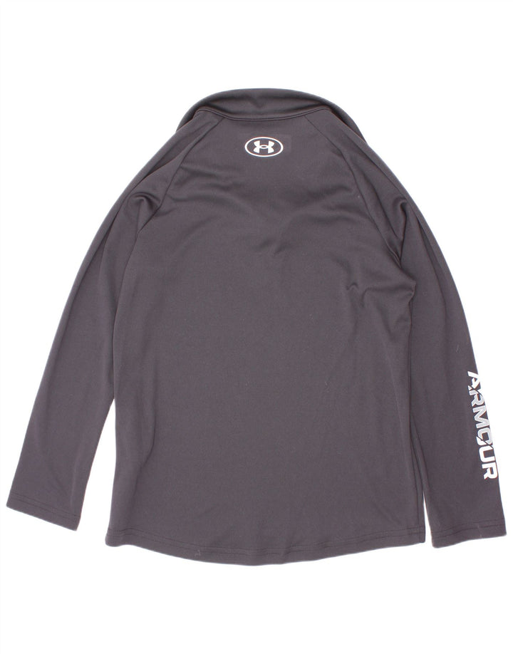 Under Armour Jungen-Trainingsanzug mit grafischem Pullover, 7–8 Jahre, Größe S, Schwarz