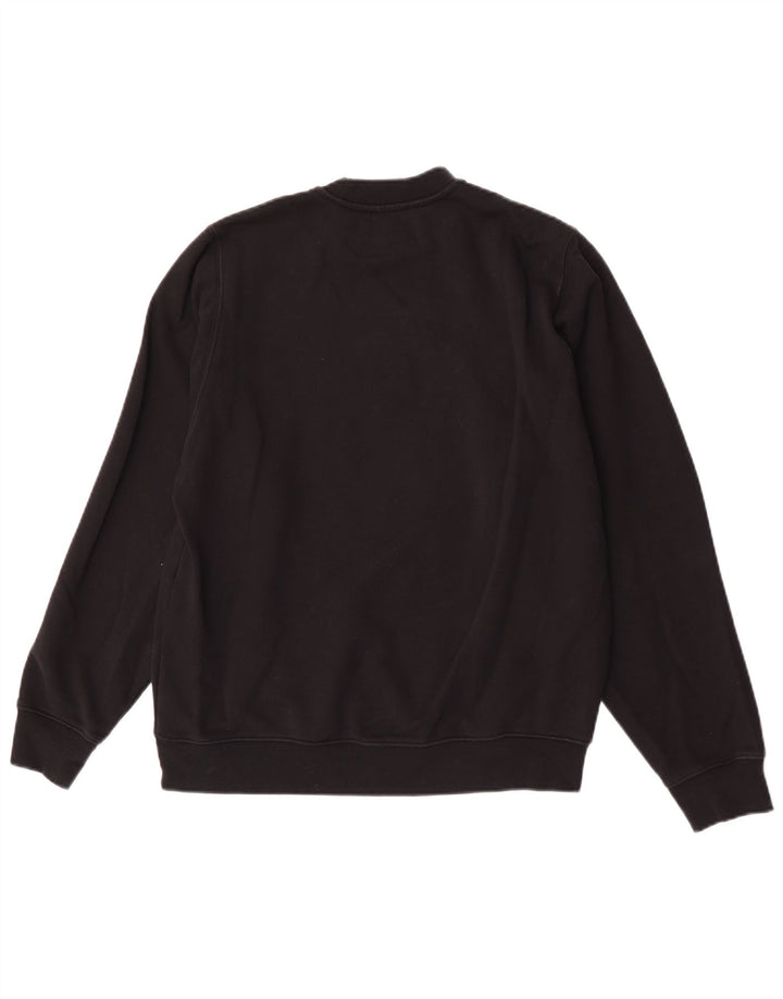 Diesel Herren-Sweatshirt mit Grafik, Größe S, schwarze Baumwolle