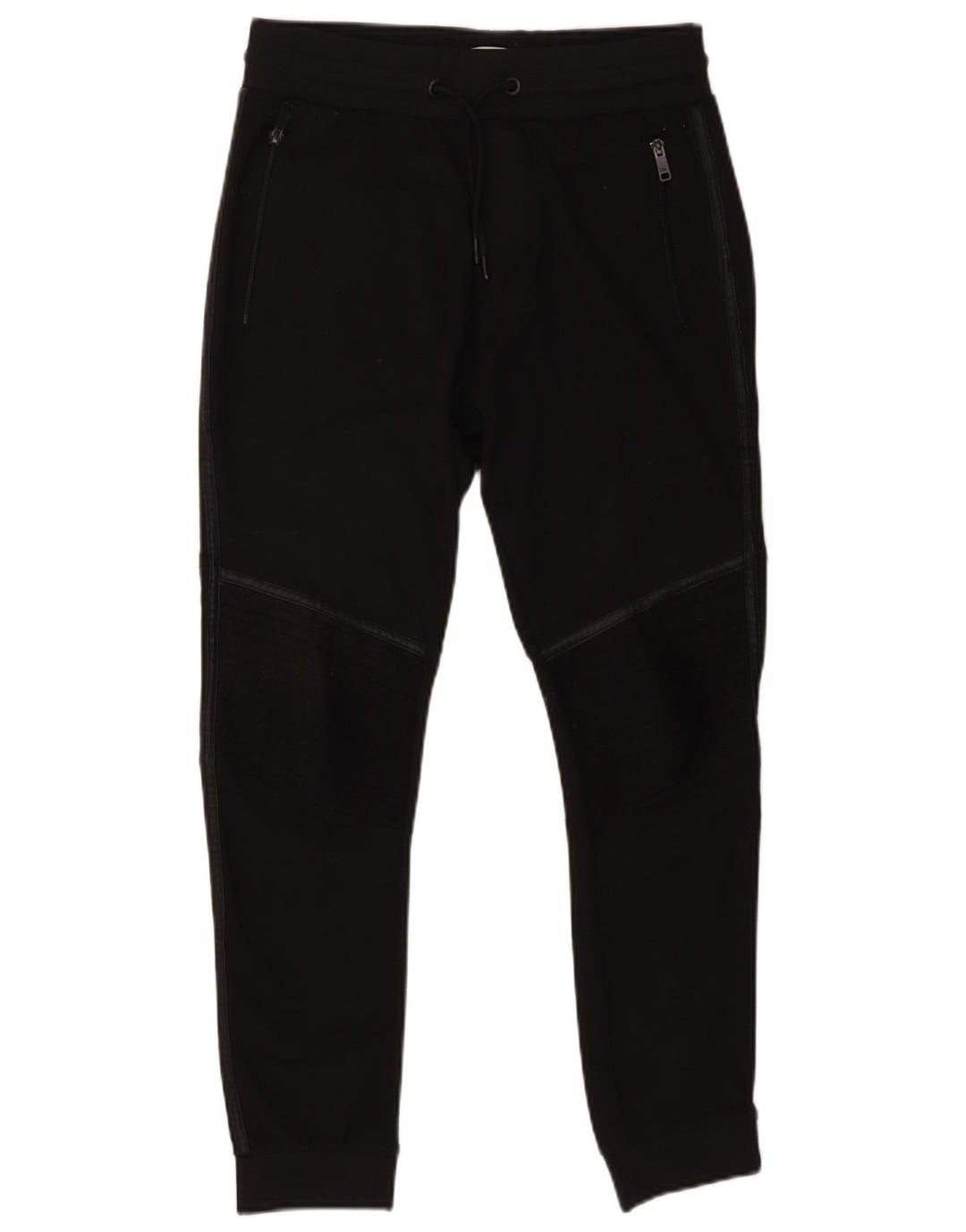 Zara Herren-Trainingshose, Jogginghose, Mittelschwarz, Polyester