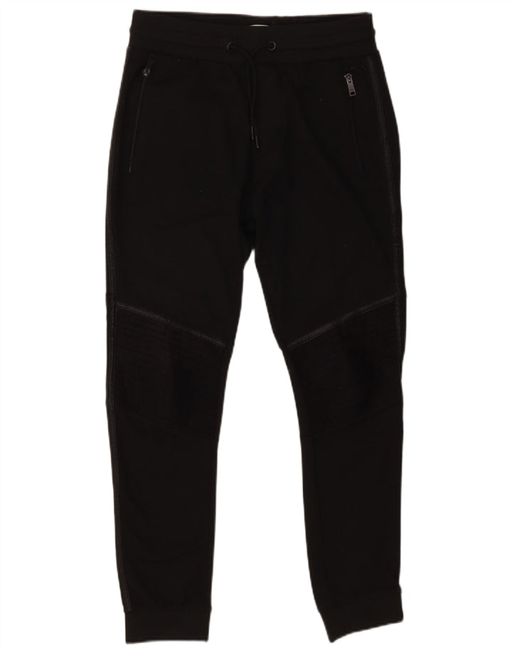Zara Herren-Trainingshose, Jogginghose, Mittelschwarz, Polyester