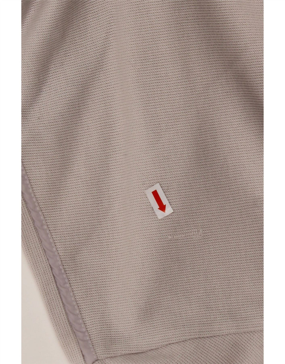 HUGO BOSS Herren-Top, langärmelig, XL, gebrochenes Weiß, Colourblock-Baumwolle