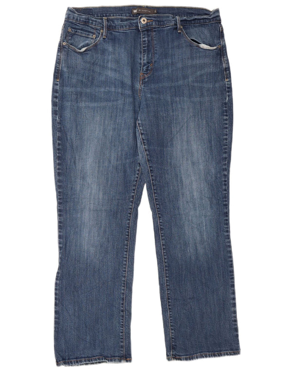 Levi's Damen 505 Straight Jeans US 16 2XL W36 L29 Blau