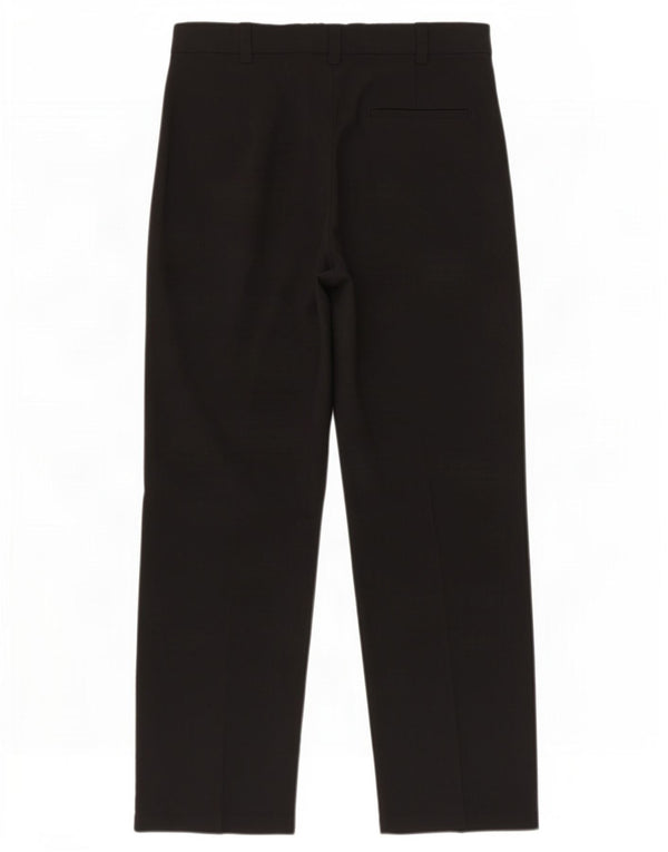 Marks & Spencer Damen-Chinohose mit hoher Taille, UK 12, M, W30, L27, Schwarz