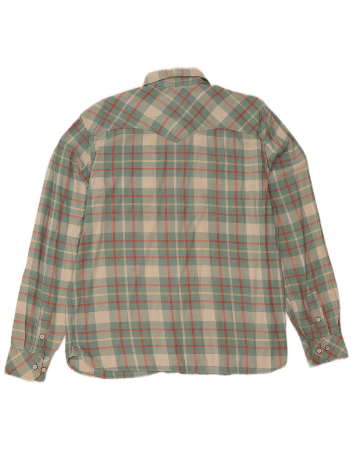 Levi's Herren-Flanellhemd, groß, grün kariert, Baumwolle