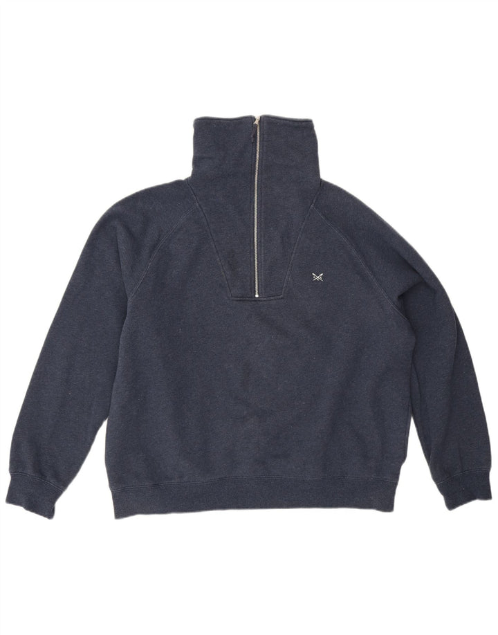 Crew Clothing Damen-Sweatshirt in Übergröße, Gr. 40, Marineblau