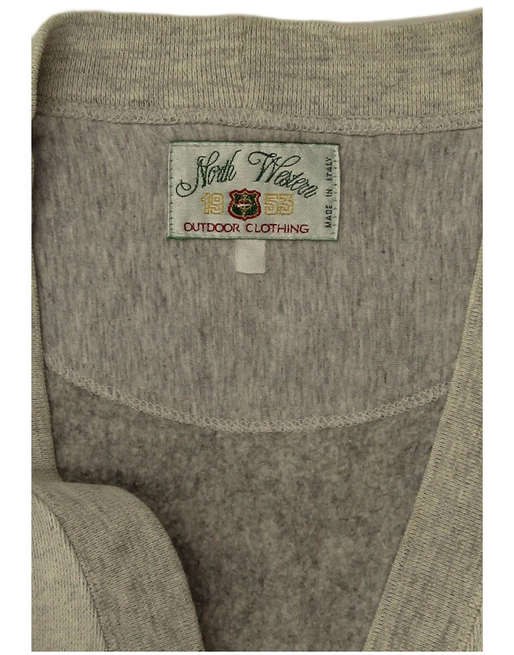 North Western Herren Strickjacke XL Grau