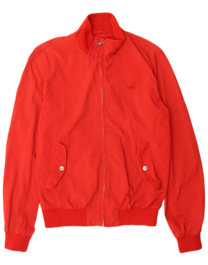 Gas Herren Bomberjacke UK 38 Mittelrotes Polyamid