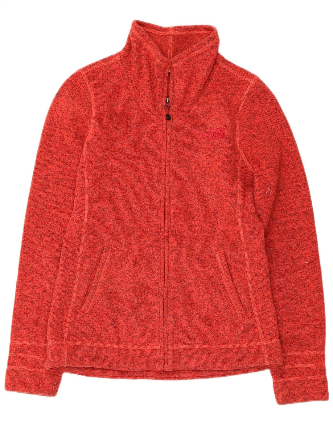 The North Face Damen-Trainingsanzug-Oberteiljacke UK 10 Small Red Flecked