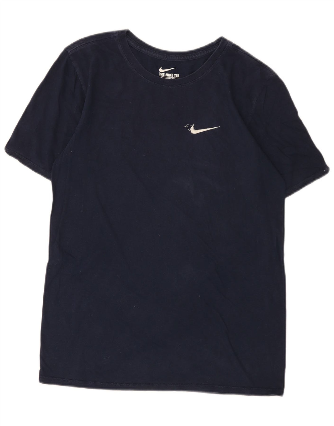 Nike Herren Athletic Cut T-Shirt Top Small Marineblau Baumwolle