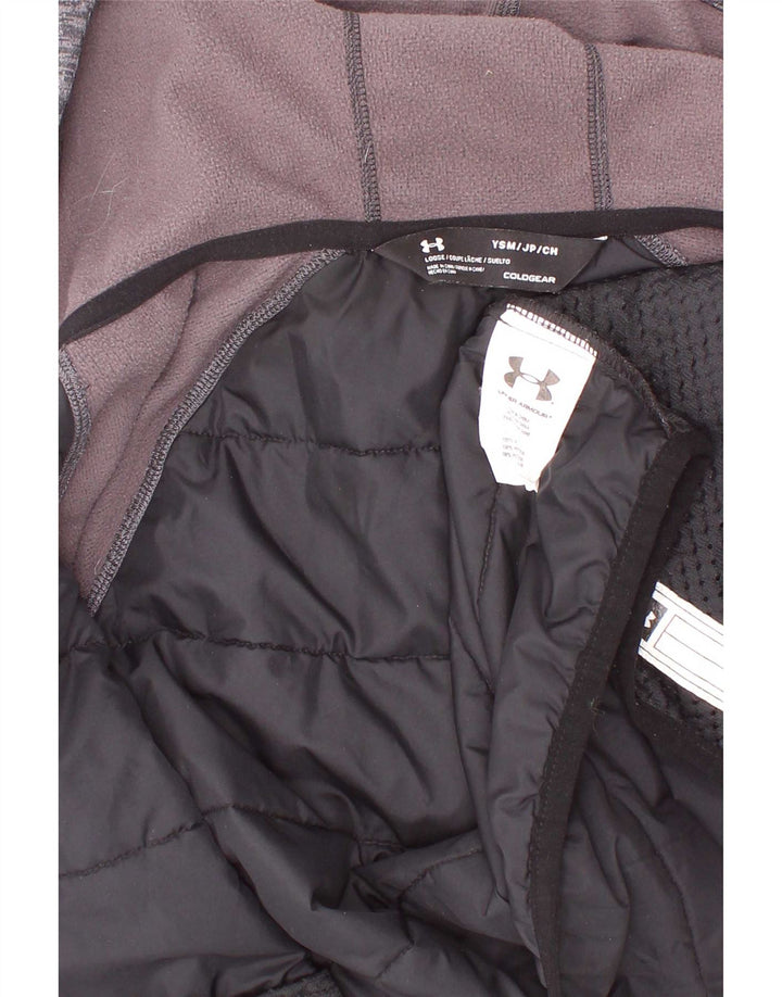Under Armour Jungen-Trainingsanzug mit Kapuze, Top-Jacke, 7–8 Jahre, Größe S, Schwarz
