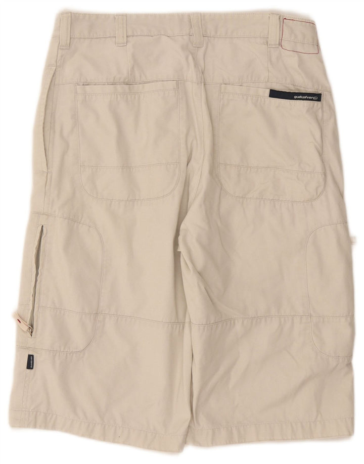 Quiksilver Herren Cargoshorts W31 Mittelbeige Baumwolle