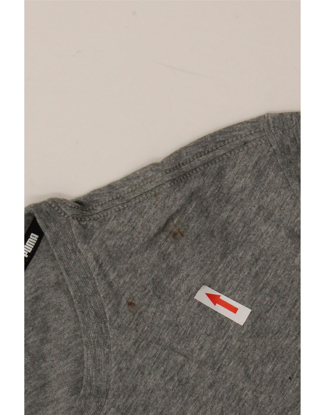 Puma Herren T-Shirt Top mittelgraue Baumwolle