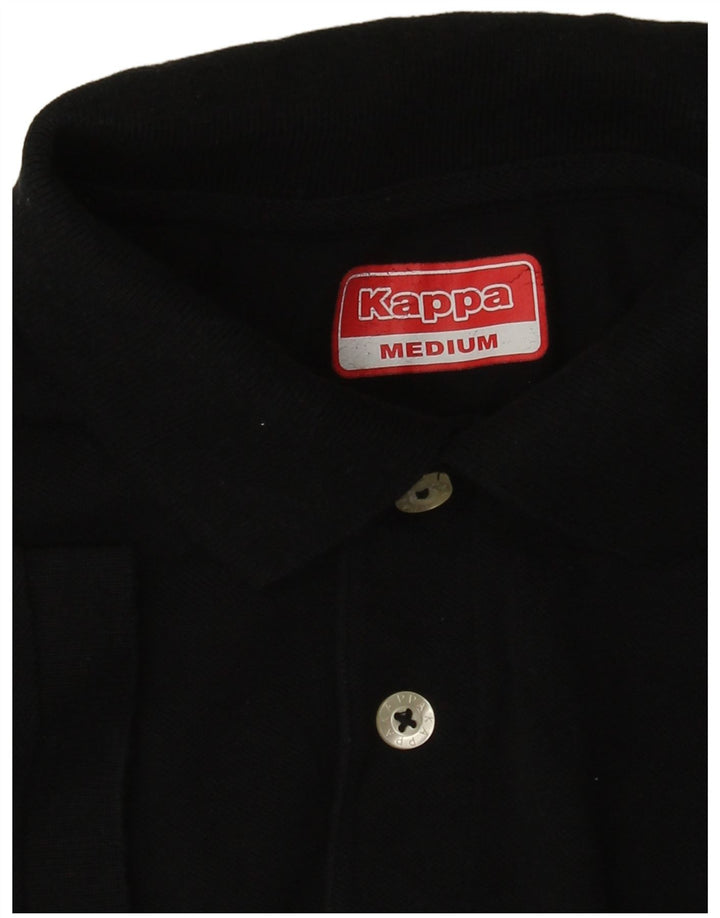 Kappa Herren Poloshirt Medium Schwarz