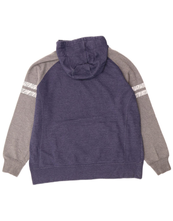 NFL Damen Seattle Seahawks Kapuzenpullover UK 18 XL Marineblau Farbblock