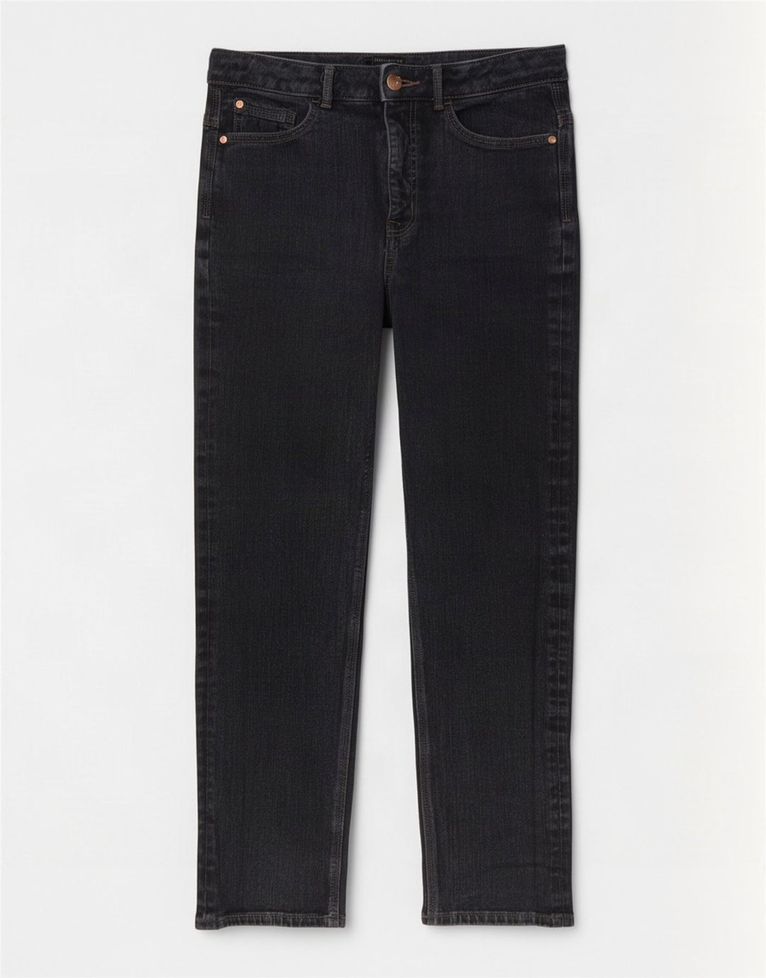 Marks & Spencer Damen Slim Jeans UK 12 Medium W28 L28 Graue Baumwolle