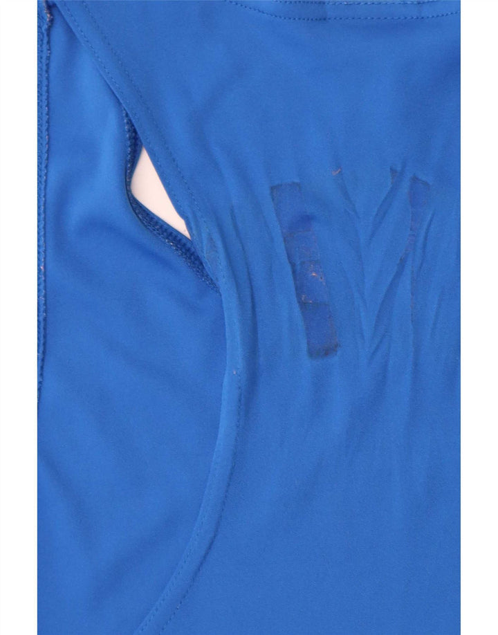 Adidas Herren Weste Top Mittelblaues Polyester