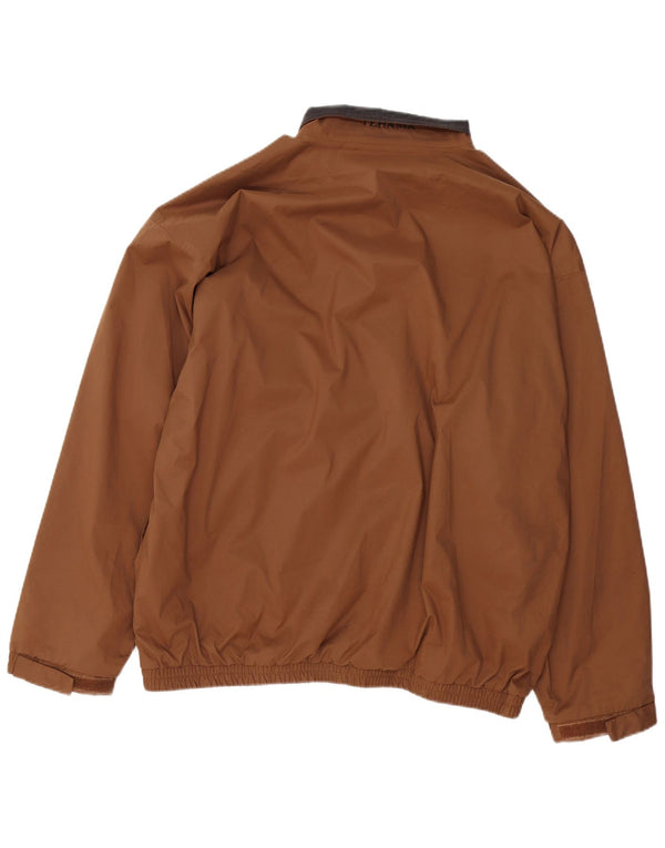 Tehama Herren Pullover Regenjacke UK 42 XL Braun Polyester