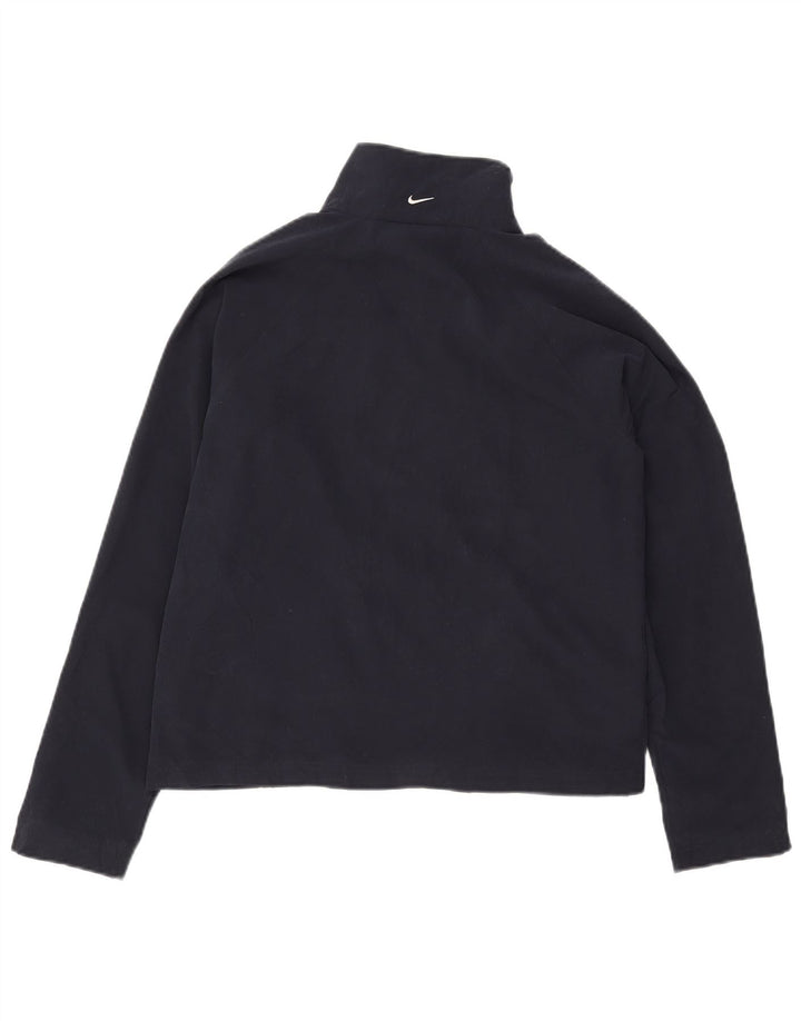 NIKE Damen-Trainingsanzug-Oberjacke, US 4/6, Größe S, Marineblau, Farbblock