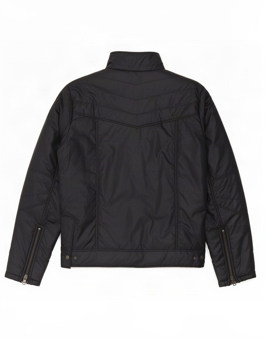 Lee Herren wattierte Jacke UK 40 Large Schwarz Polyester