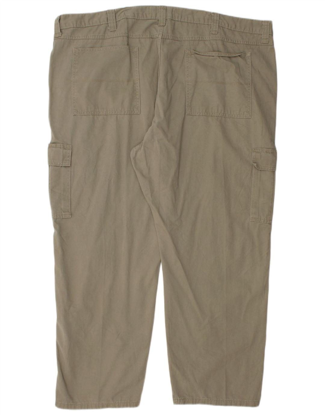WRANGLER Herren authentische gerade Cargohose W48 L30 Khaki Baumwolle