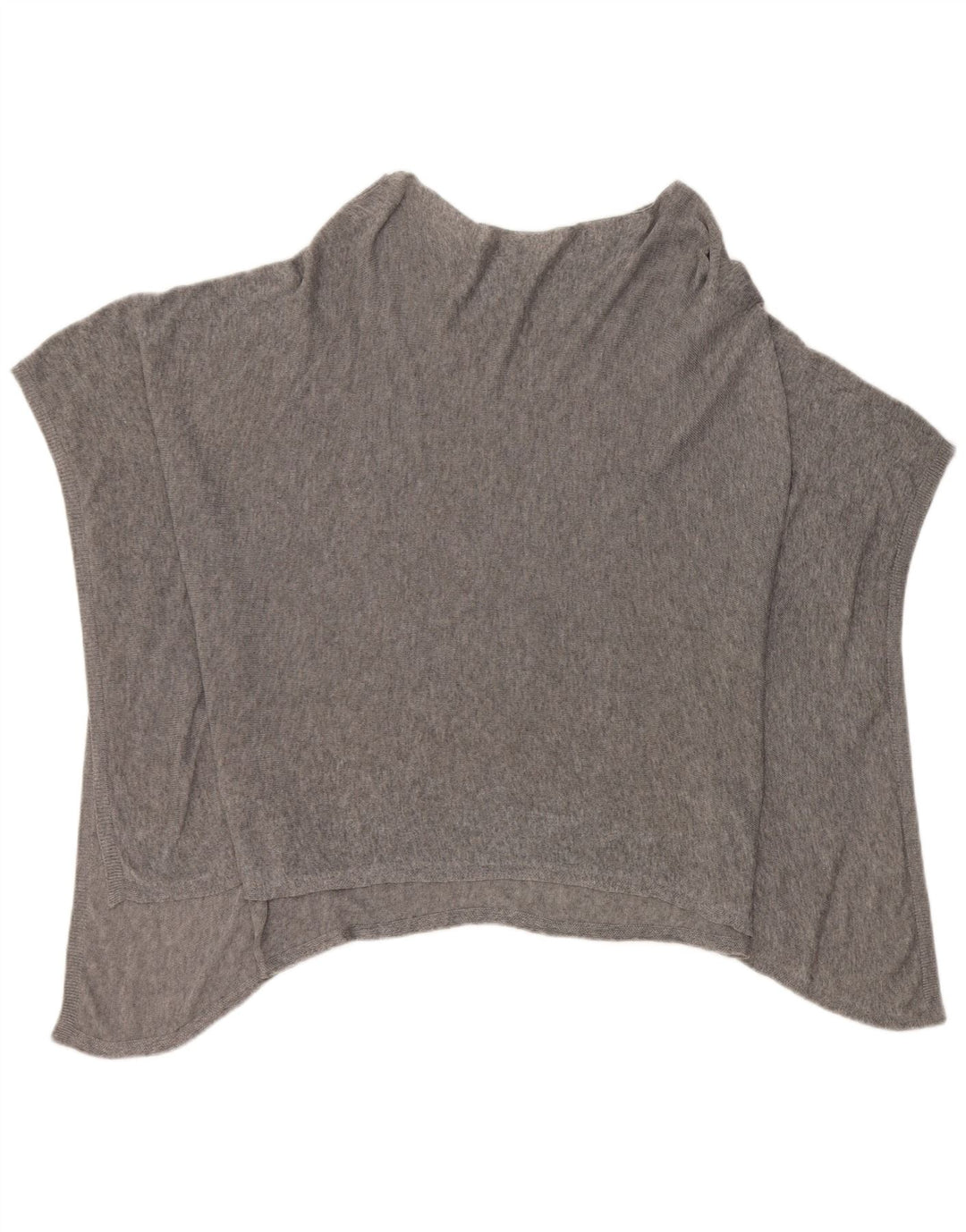 Jigsaw Damen-Poncho-Pullover, Einheitsgröße, grau meliertes Lyocell