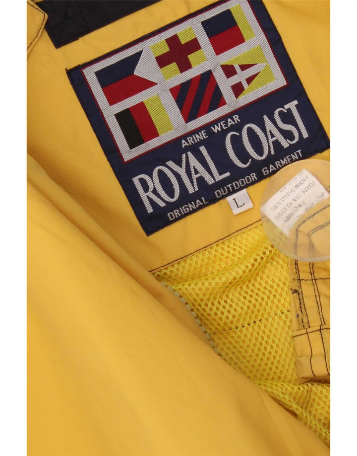 Royal Coast Herren Yachting Regenjacke UK 40 Large Gelb Polyester