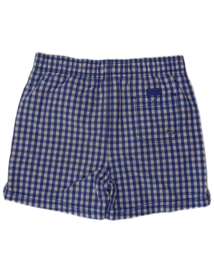 POLO RALPH LAUREN Baby-Badebekleidung für Jungen, 18–24 Monate, blaue Gingham-Baumwolle