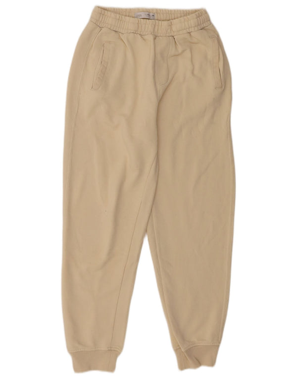 Zara Jungen-Trainingsanzug mit lockerer Passform, Jogginghose, 13–14 Jahre, beige Baumwolle
