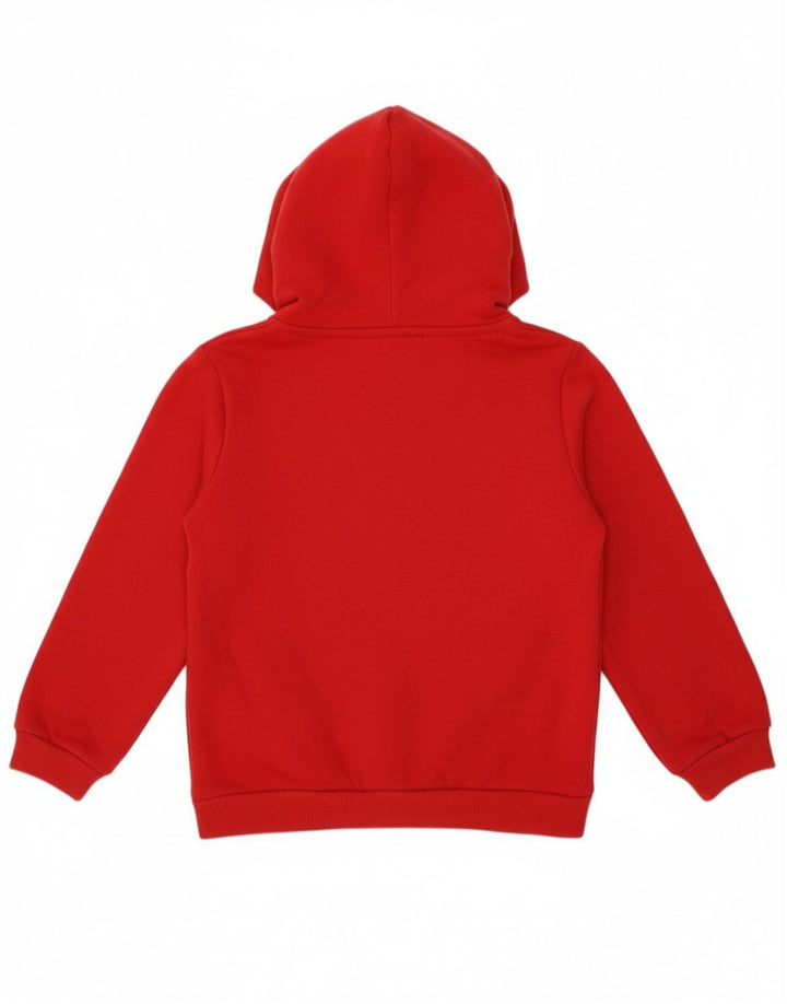 PUMA Boys Graphic Hoodie Jumper 5-6 Years Red