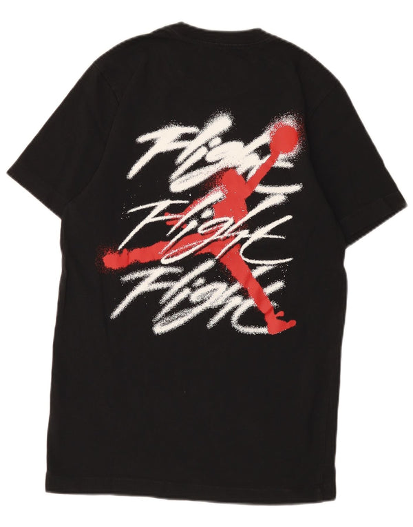 Jordan Herren Grafik T-Shirt Top XS Schwarz Baumwolle