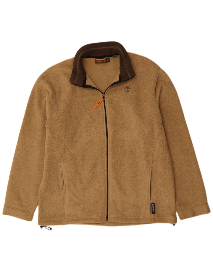 Timberland Herren Fleecejacke UK 42 XL Beige Polyester