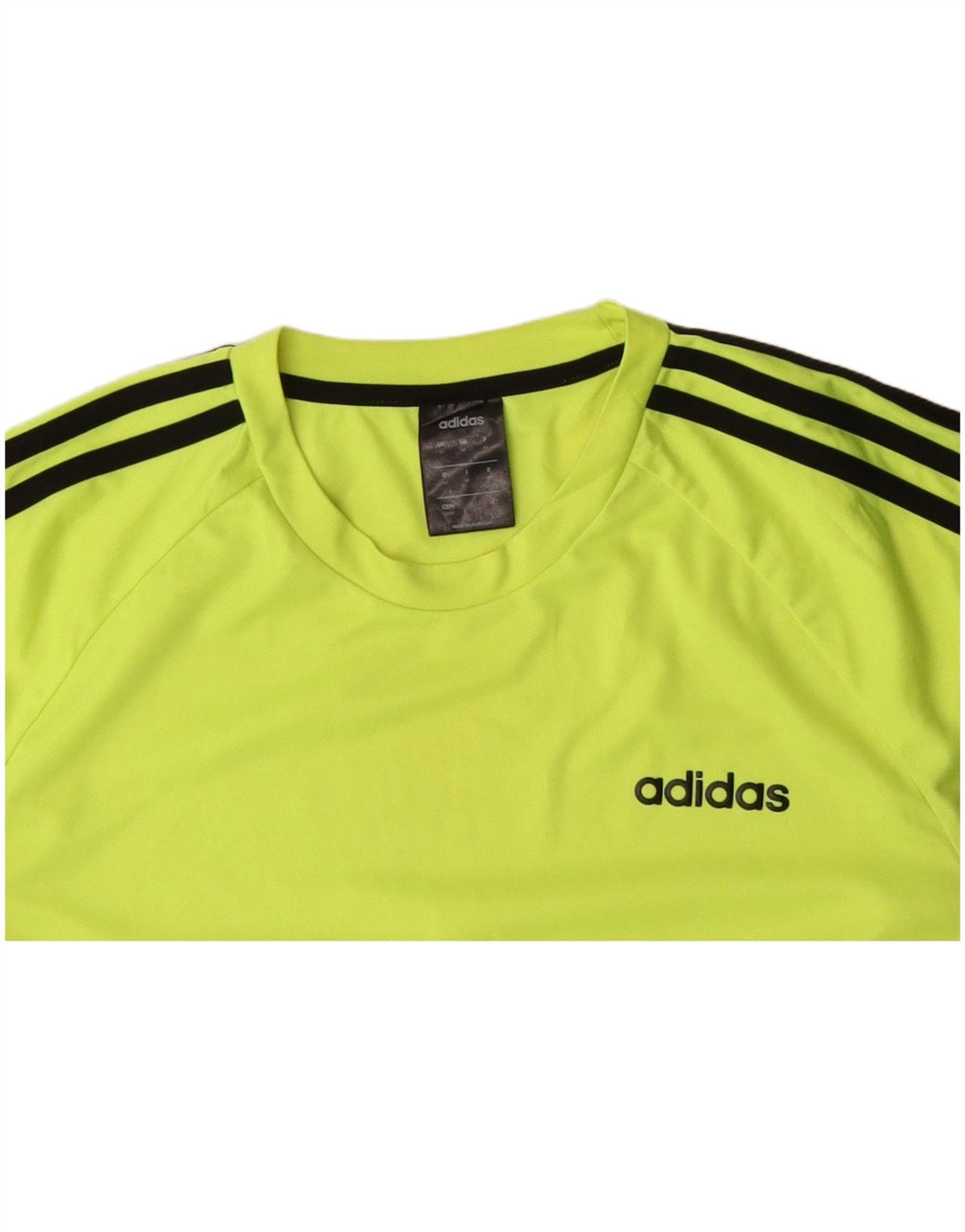 ADIDAS Herren Climalite T-Shirt Top Mittelgrünes Polyester