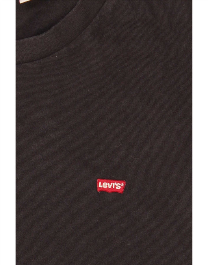 Levi's Herren T-Shirt Top 2XL Schwarz Baumwolle