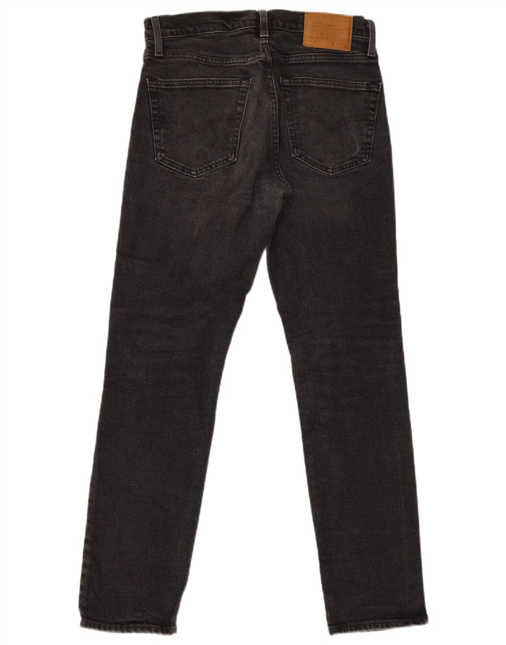 Levi's Herren Slim Jeans W30 L30 schwarze Baumwolle