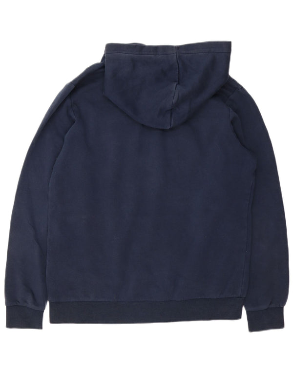 JACK & JONES Kapuzenpullover mit Grafik für Jungen, 15–16 Jahre, marineblaue Baumwolle