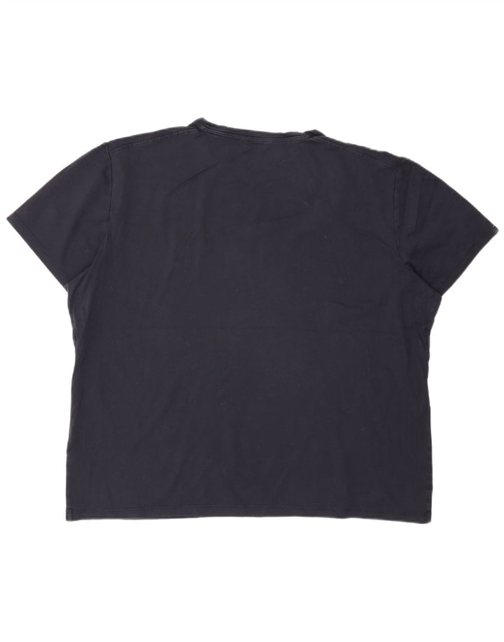 Massimo Dutti Herren T-Shirt Top 2XL Marineblau