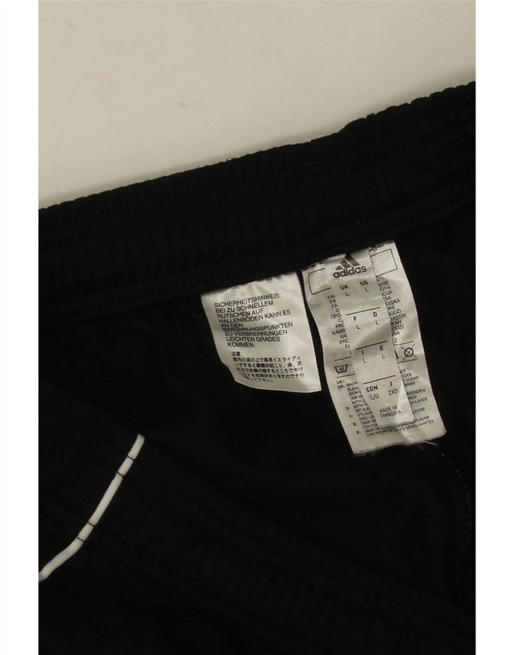 Adidas Herren-Trainingshose, Jogginghose, Größe L, Schwarz, Polyester