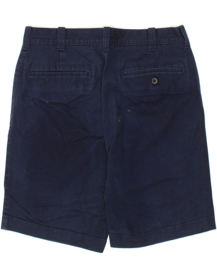 VINTAGE Womens Mercantile Flex Chino Shorts W30 Medium  Navy Blue Cotton Vintage Vintage and Second-Hand Vintage from Messina Hembry 