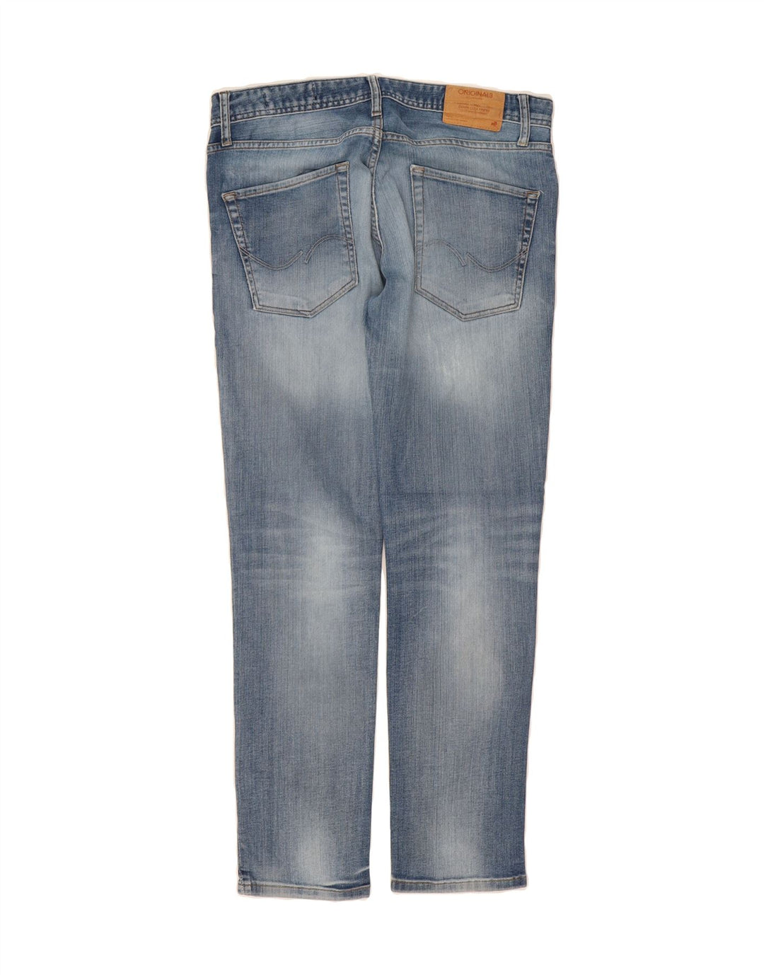 JACK & JONES Mens Tim Slim Jeans W33 L30 Blue Cotton Vintage Jack & Jones and Second-Hand Jack & Jones from Messina Hembry 