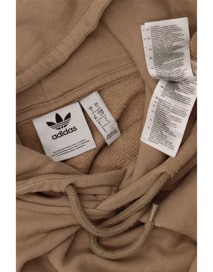 Adidas Herren Kapuzenpullover, kleine braune Baumwolle