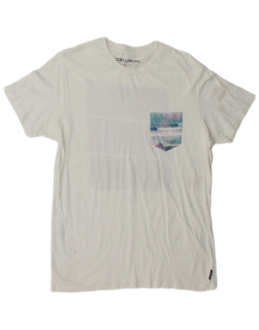 Billabong Herren-T-Shirt mit Grafik, Größe S, Weiß