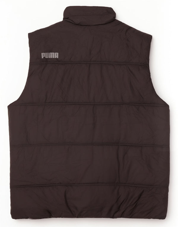 Puma Herren Grafik gepolsterte Weste UK 42 XL Schwarz Polyester